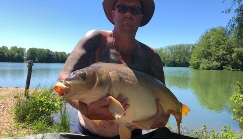 A 36 lb carp from Blue Lake, john, Jun 2021