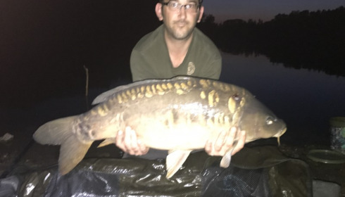 A 37 lb carp from Blue Lake, Jason Burniston, May 2017