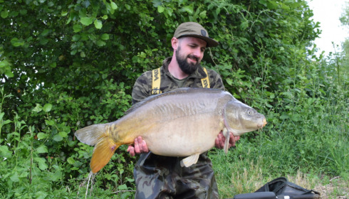 A 34 lb 6 oz carp from Blue Lake, Nicholas Lowe, May 2022