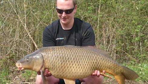 A 28 lb 2 oz carp from Blue Lake, Danial Curl, Apr 2018