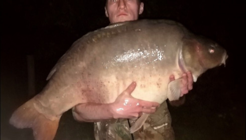 A 58 lb carp from Blue Lake, Robert Donnelly, Oct 2019