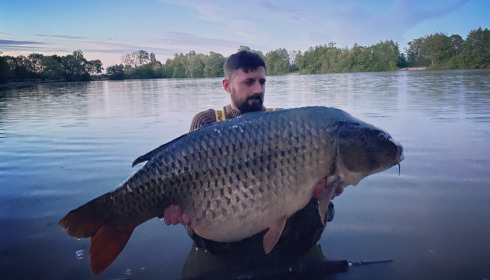A 53 lb 2 oz carp from Blue Lake, Nicholas Lowe, May 2022
