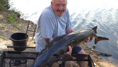 A 62 lb sturgeon from Blue Lake, Gary Young, Aug 2022