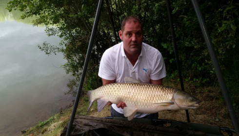 A 26 lb grass carp from Blue Lake, Sean Chase, Jul 2016