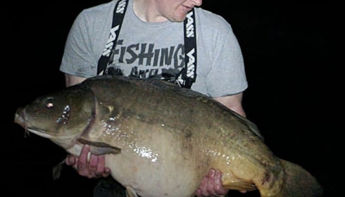 A fish from Blue Lake, 55lb, Apr 2023