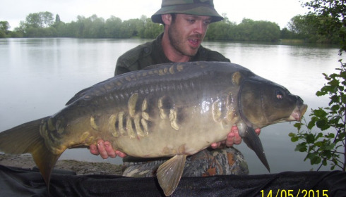 A carp from Blue Lake, lewis, Jul 2015