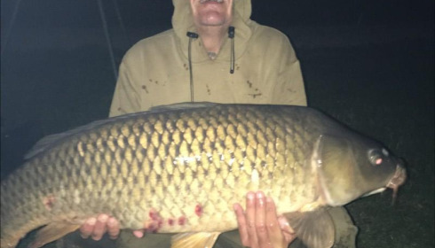 A 35 lb 6 oz carp from Blue Lake, Paul Coleman, Aug 2019