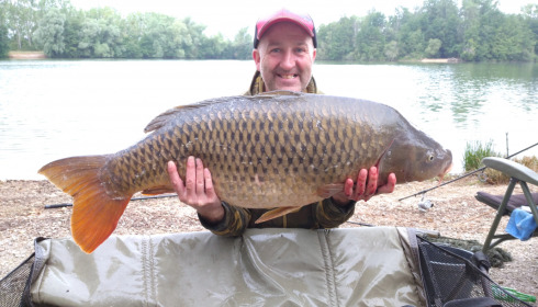 A 50 lb carp from Blue Lake, Sean George, Aug 2021