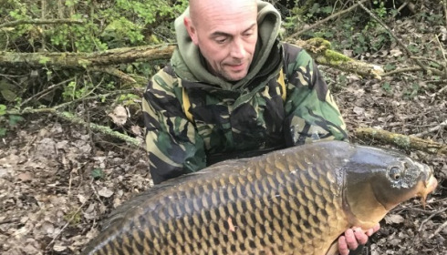A 43 lb carp from Blue Lake, Karl Davis, Apr 2018
