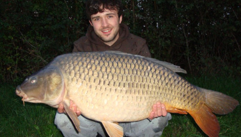 A 36 lb carp from Blue Lake, Tommy Start, Oct 2015