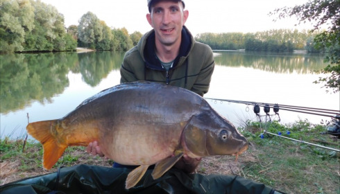 A 37 lb carp from Blue Lake, nick holmes, Sep 2018