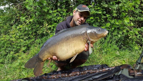 A 30 lb carp from Blue Lake, guillaume legare, Jun 2017