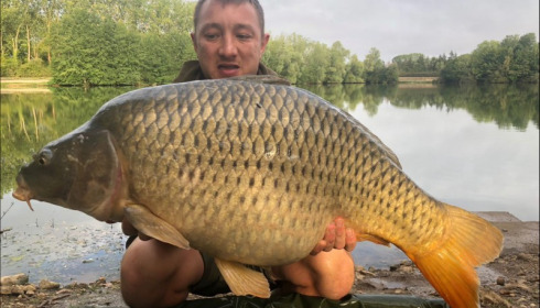 A 40 lb carp from Blue Lake, alan tsang, Sep 2018