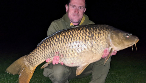 A 28 lb fish from Blue Lake, Apr 2022