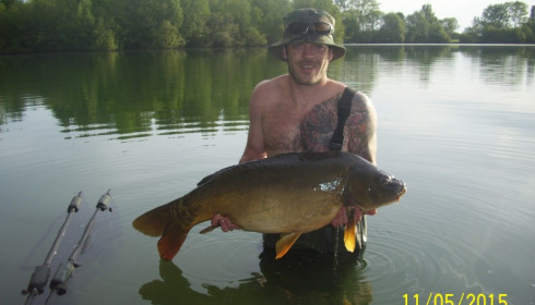 A carp from Blue Lake, lewis, Jul 2015