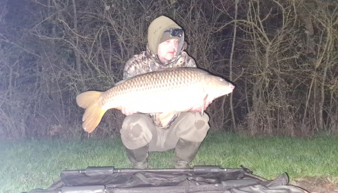 A 26 lb carp from Blue Lake, Daniel Tofton, Mar 2022