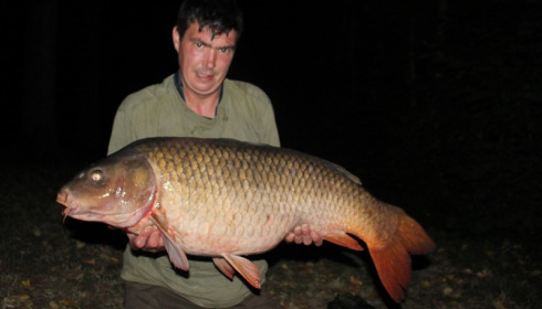 A 37 lb carp from Blue Lake, brian luckett, Sep 2016