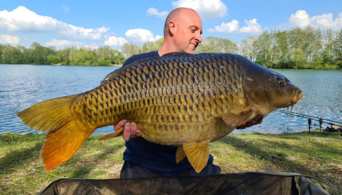 A carp from Blue Lake, May 2022
