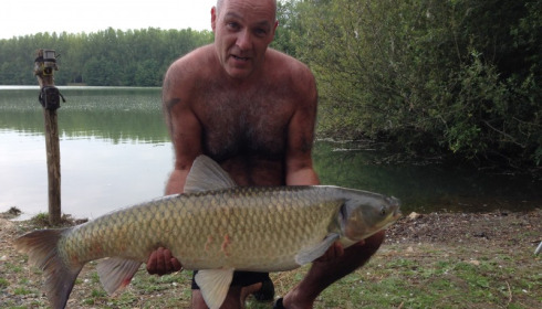 A 32 lb grass carp from Blue Lake, jerry, Jun 2015