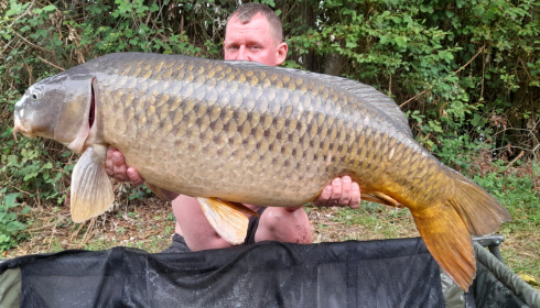 A 45 lb fish from Blue Lake, Aug 2023