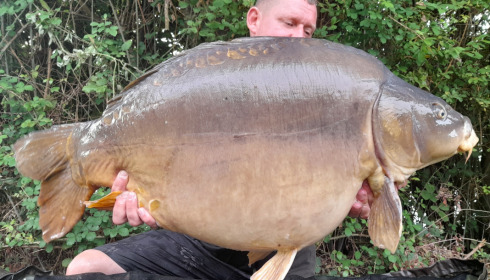 A 48 lb 8 oz fish from Blue Lake, Aug 2023