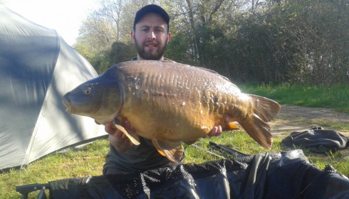 A 33 lb carp from Blue Lake, andrew boulter, Apr 2016