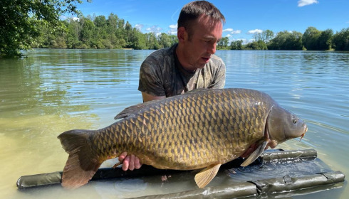 A 40 lb 2 oz fish from Blue Lake, Stu's Common from Swim 10, May 2022