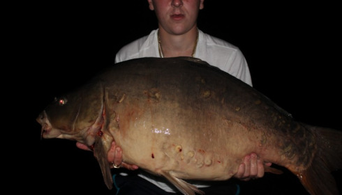 A 47 lb carp from Blue Lake, teo badch, Aug 2019