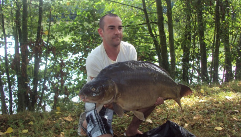 A 39 lb carp from Blue Lake, rhys meredith, Aug 2015