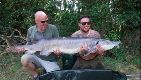 A 86 lb 10 oz sturgeon from Blue Lake, Ry Lord, Aug 2018