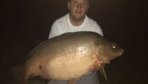 A 36 lb carp from Blue Lake, Brian Smith, Aug 2018