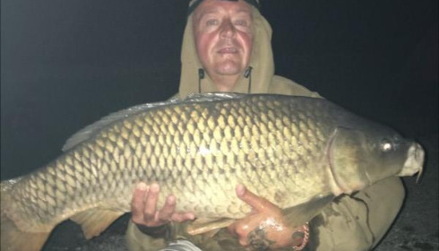 A 34 lb 7 oz carp from Blue Lake, Paul Coleman, Aug 2019