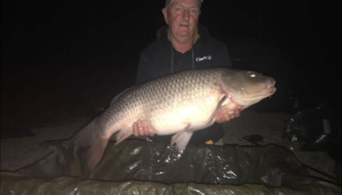 A 36 lb carp from Blue Lake, John Peters, Aug 2018