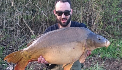A 36 lb carp from Blue Lake, Matt Slade, Apr 2018