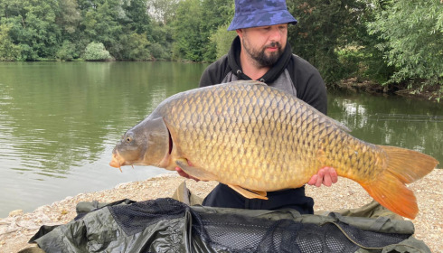 A 34 lb 7 oz carp from Blue Lake, matt rowlinson, Aug 2021