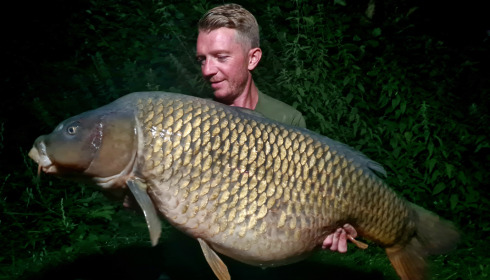 A 55 lb fish from Blue Lake, Jul 2022