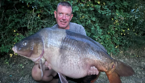 A 40 lb fish from Blue Lake, Jul 2022