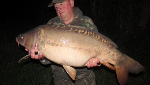 A 40 lb 2 oz carp from Blue Lake, david bardoe, May 2016