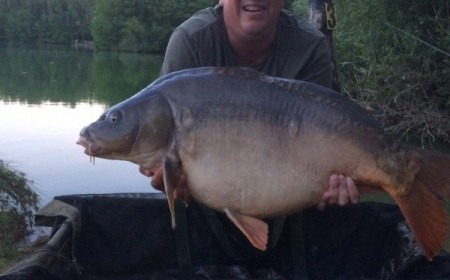 A 36 lb 6 oz carp from Blue Lake, David Parking, Jun 2017