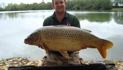 A 32 lb carp from Blue Lake, James MacSweeney, Oct 2015