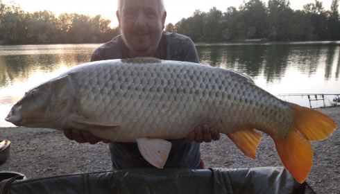 A 58 lb carp from Blue Lake, Gary Young, Aug 2021