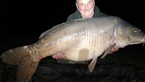 A 57 lb 4 oz fish from Blue Lake, Steven Jarvis peg 4, May 2022