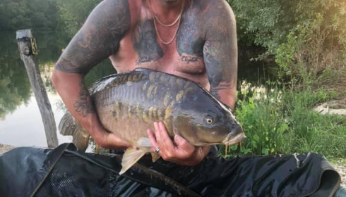A 35 lb 2 oz carp from Blue Lake, john, Jun 2021