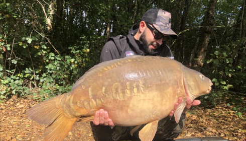 A 36 lb carp from Blue Lake, louis, Sep 2019