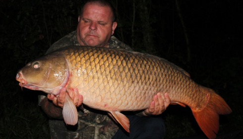 A 42 lb carp from Blue Lake, tony gouldsborough, Jul 2017