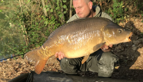 A 43 lb 11 oz carp from Blue Lake, Paul Harland, Sep 2017