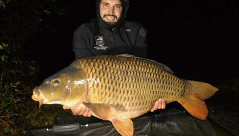 A 47 lb carp from Blue Lake, louis, Sep 2019