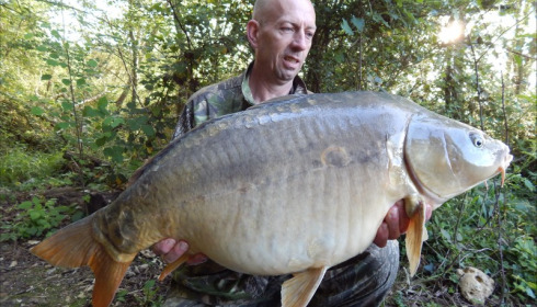 A 39 lb carp from Blue Lake, kevin king, Sep 2018