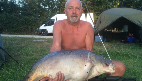 A 32 lb carp from Blue Lake, graeme winter, Aug 2016