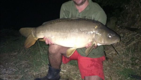A 34 lb carp from Blue Lake, John Austin, Jun 2018